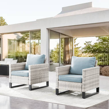 Orahh patio sectional with deals sunbrella cushions